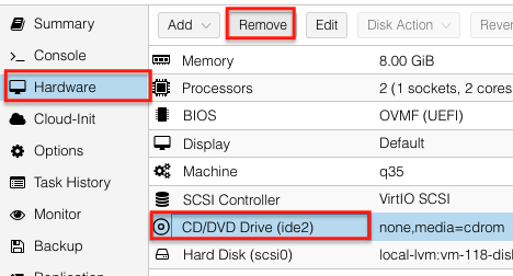 Remove CD-ROM