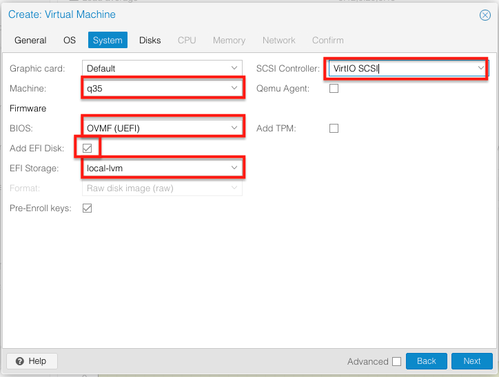Screenshot - System Tab